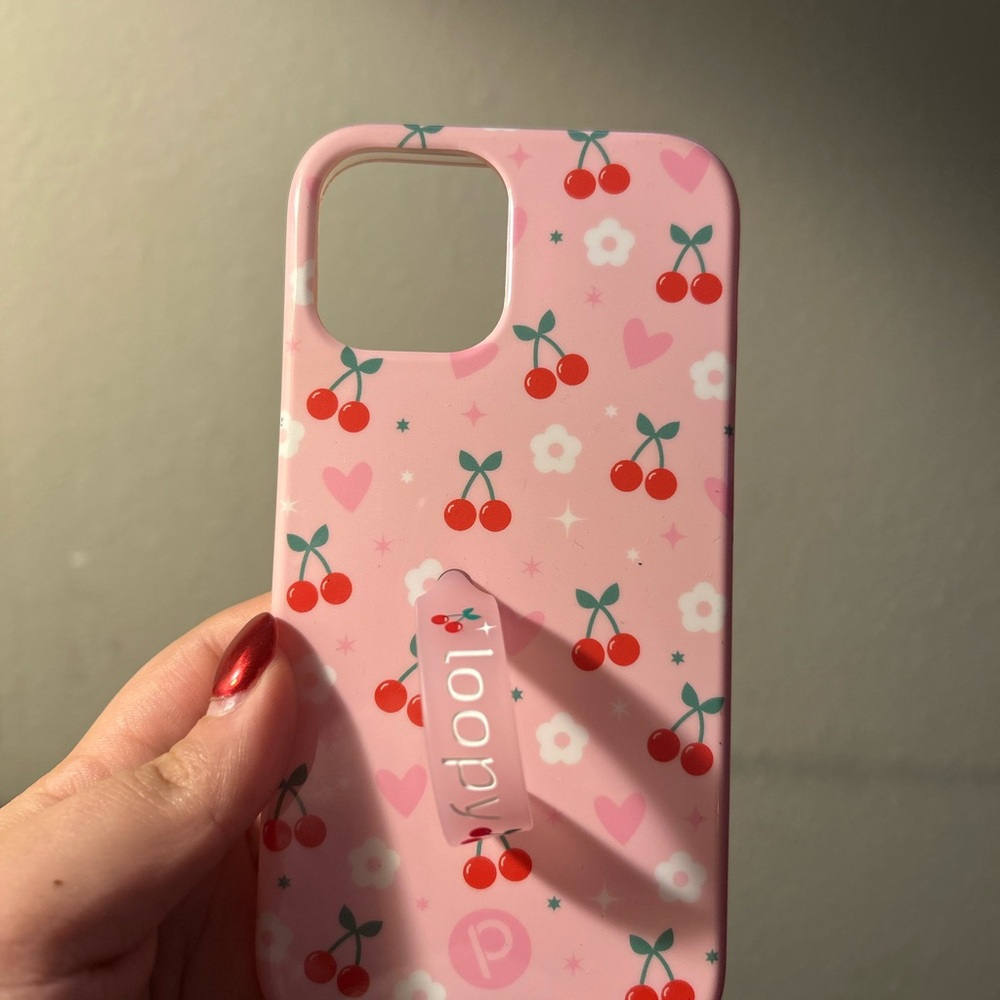 Loopy Case Pink Cherry Phone Case